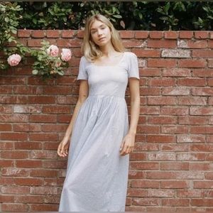 COPY - NWT Christy Dawn The Scarlet Dress in Moonlight Stripe XS